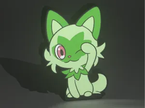 Sprigatito Chibi LED Lamp Pokémon Night Light