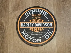 Harley Davidson Oil LED Lightbox Sign