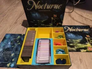 Nocturne boardgame insert vertical & shake proof