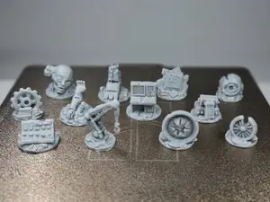 Scifi Industrial Ruins& Cyber Scrapyard Miniatures