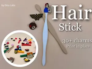 Hair Stick Charms Compatible