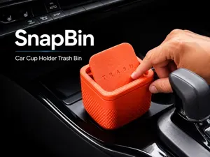 Car Cup Holder Trash Bin – SnapBin