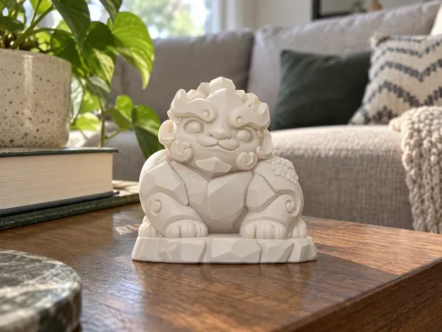 Pebble Golem | Cute Desk & Shelf Decor — Image 8 of 12