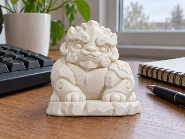 Pebble Golem | Cute Desk & Shelf Decor — Image 6 of 12