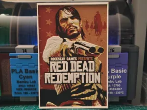 Red Dead Redemption Poster - Hueforge Art