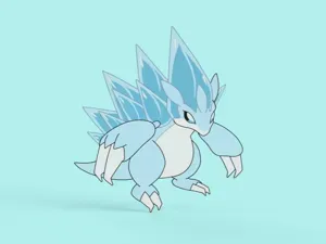 Alolan Sandslash Wall Art
