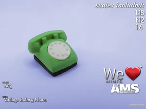 Vintage Rotary Phone 1:12 1:18 1:6