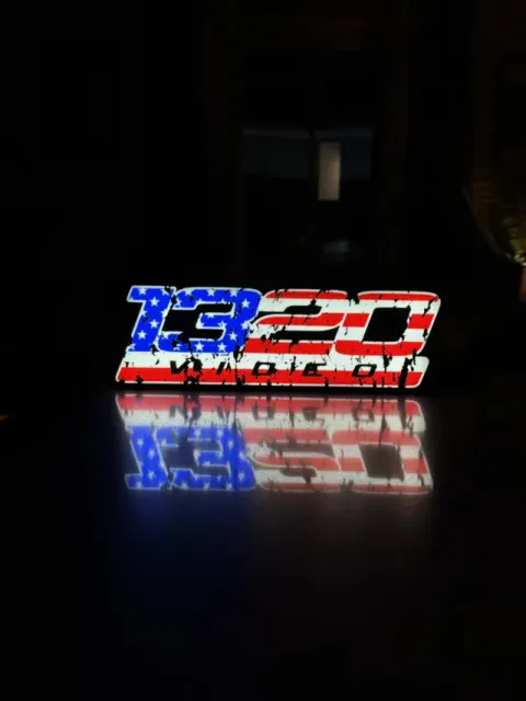 1320 Video American Flag LED Light Box — Image 3 of 3