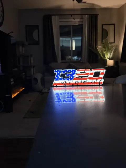 1320 Video American Flag LED Light Box — Image 2 of 3