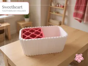 Sweetheart Toothbrush Holder