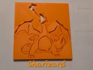 Stencil per disegnare Pokemon Charizard Bambini