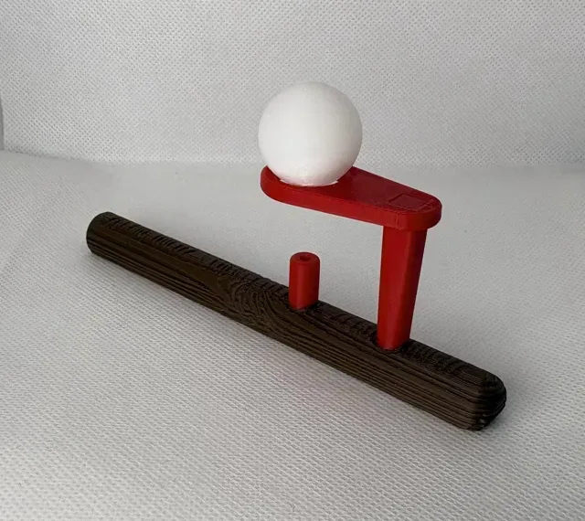 Floating Ball Toy - Vintage Wooden-Style — Image 2 of 4