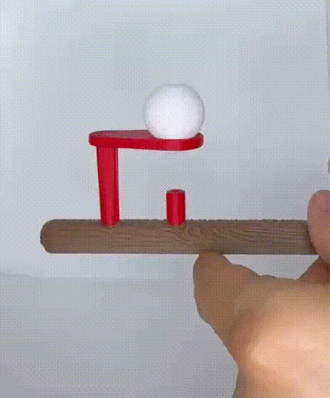 Floating Ball Toy - Vintage Wooden-Style — Image 4 of 4