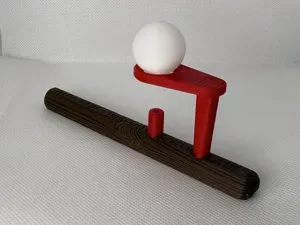 Floating Ball Toy - Vintage Wooden-Style