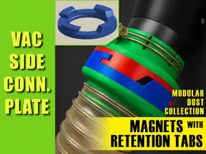 Vac Side Connector | Modular Dust Collection