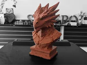 Rock Dragon Bust