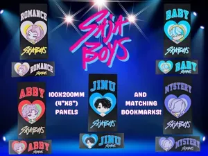 Saja Boys Panels & Bookmarks - KPop Demon Hunters