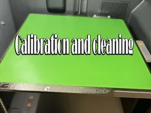 First layer for calibration and cleaning the bed