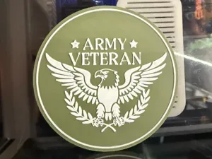 ARMY VETERAN COASTER