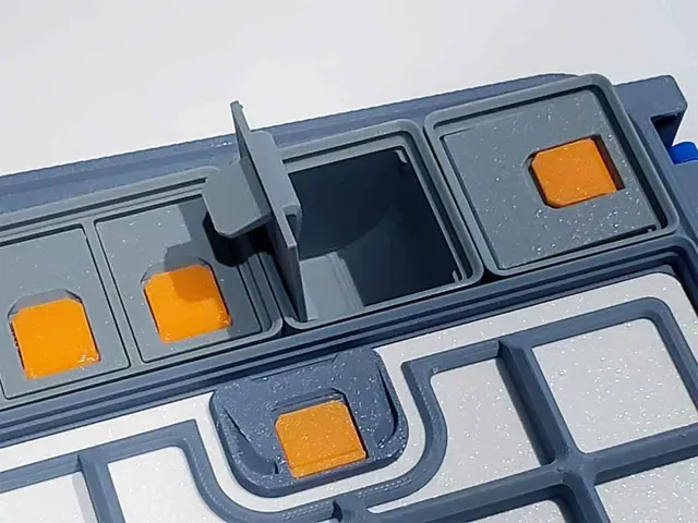 Gridfinity 1xY Multi Compartment Lidded Bins v2.1 — Фото 5 из 10