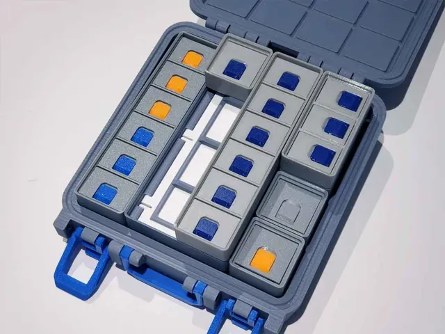 Gridfinity 1xY Multi Compartment Lidded Bins v2.1 — Фото 8 из 10