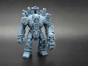 Gothic Graveyard Stone Golem Fantasy mini RPG DnD