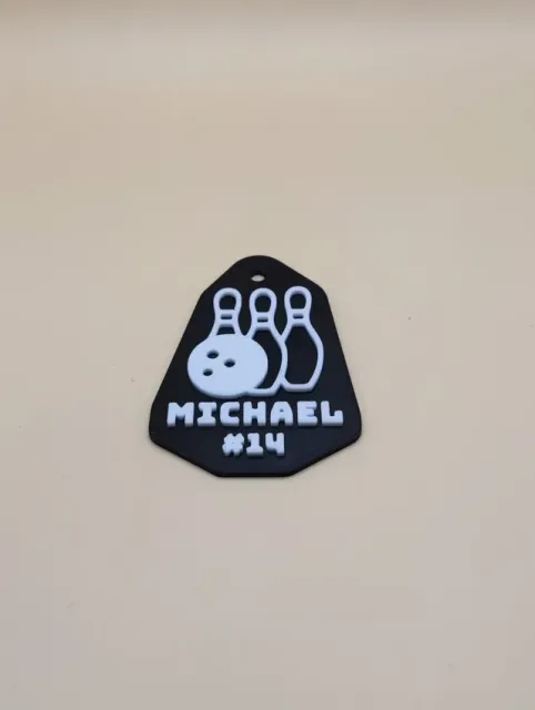 Bowling Keychain – Custom Name — Image 2 of 4