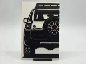 2D Wall Art Toyota FJ Cruiser