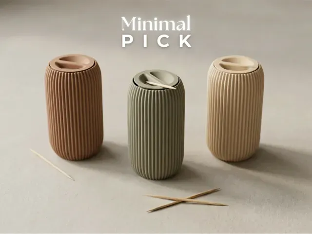 Minimalist Toothpick Dispenser
