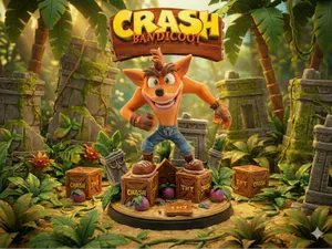 Crash Bandicoot Jungle Diorama
