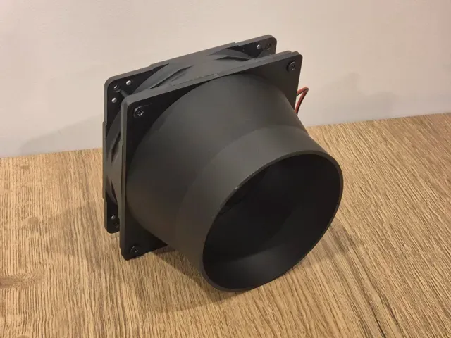 120 & 140mm Fan Duct to 100, 125 & 150mm pipe/hose — Image 3 of 7
