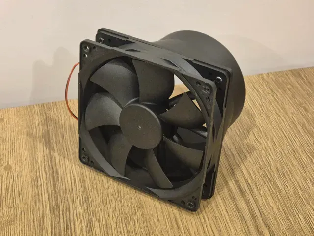 120 & 140mm Fan Duct to 100, 125 & 150mm pipe/hose — Image 2 of 7
