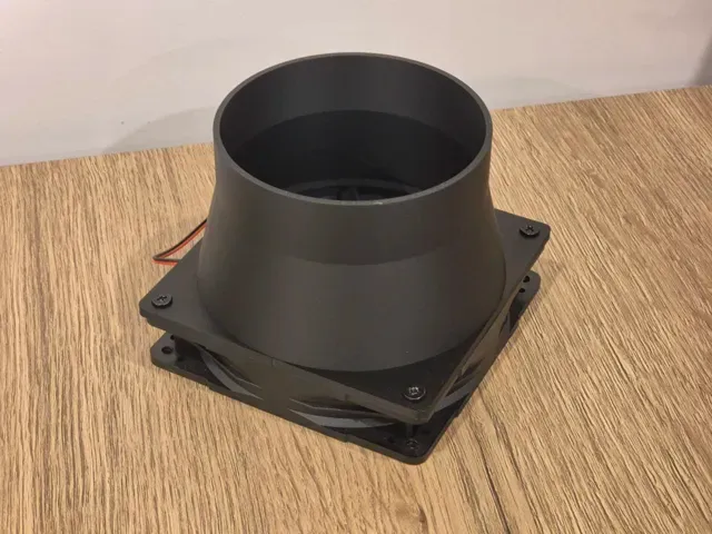 120 & 140mm Fan Duct to 100, 125 & 150mm pipe/hose — Image 4 of 7