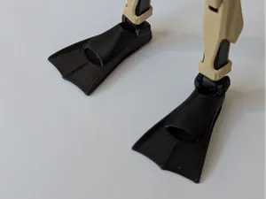 Dummy 13 Swim Fins / Flippers (Scuba/Snorkel Gear)