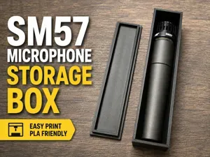 Shure SM57 Microphone Box Case