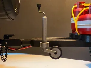 1:10 RC Trailer Jack Stand - Scale Support Wheel