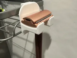 Safety Razor holder for shower shelf