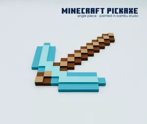 Minecraft Pickaxe // single piece