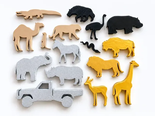 Safari Animal Balancing & Stacking Game — Image 2 of 3