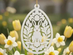 Easter Rabbit Ornament – Spring Decor