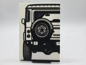2D Wall Art Toyota Landcruiser J40