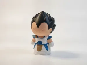 Vegeta Chibi Bust STL