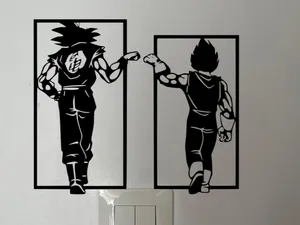 Wall decor Son Goku and Vegeta