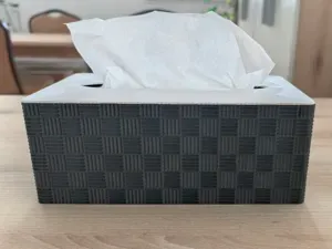 Woven Texture Tissue Box Cover (Fits Lidl Boxes)
