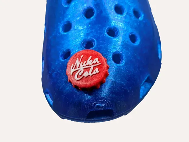 Nuka Cola Bottlecap Croc Shoe Charm (Jibbitz)