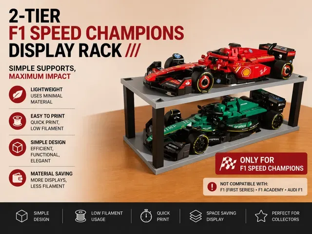 Display stand F1 Speed Champions – Current Edition