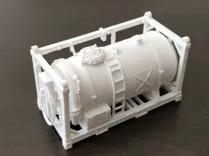Military Fuel Tank - Realistic Miniature