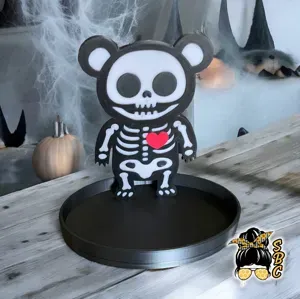 Skeleton Bear, trinket dish or stand