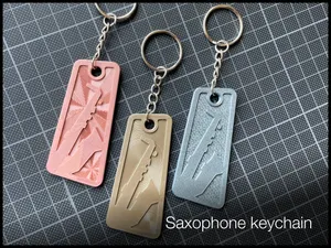 Saxophone Keychain