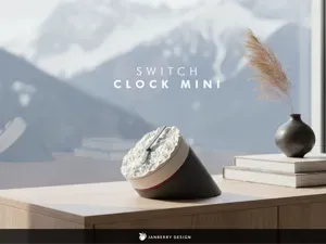 Switch Clock Small - Clock with switchable Panels